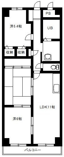 エスポワール横山 間取り