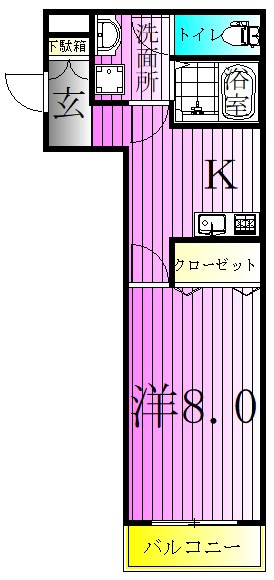 レジデンスヤマザキⅡ 間取り