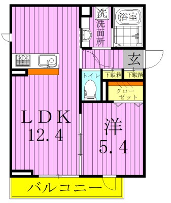 ファミユB 間取り