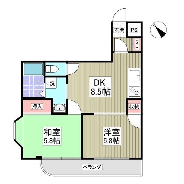 ロイヤルマンション綾瀬 間取り