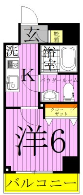 ライジングプレイス綾瀬二番館 間取り