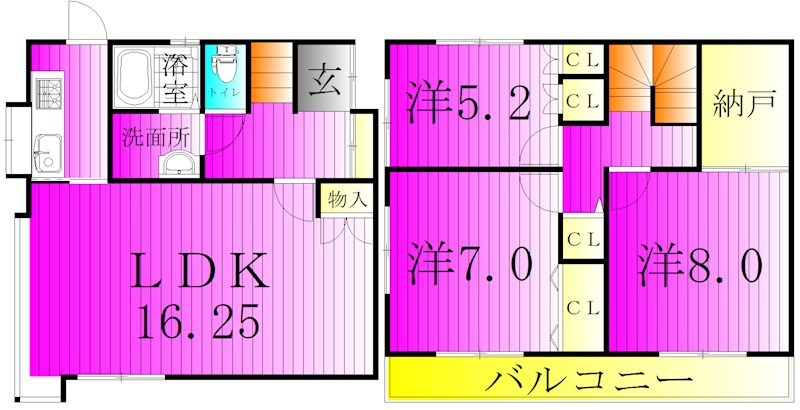 流山平方戸建 間取り