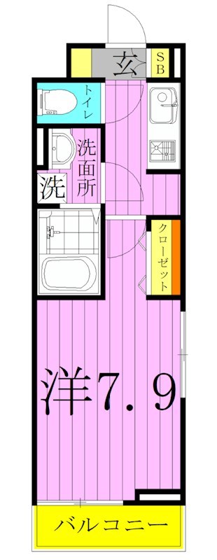 Ｂｅｌｌｅ　Ｆｌｅｕｒ 間取り