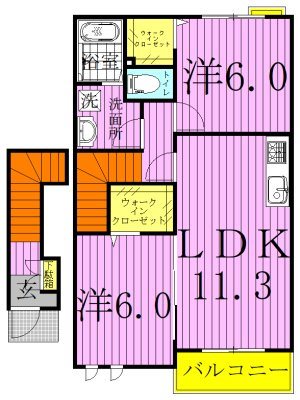 プロムナードＢ 間取り