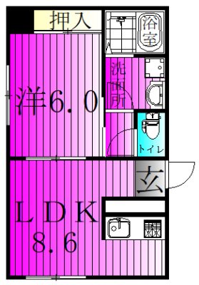 アドバンス湖北 間取り