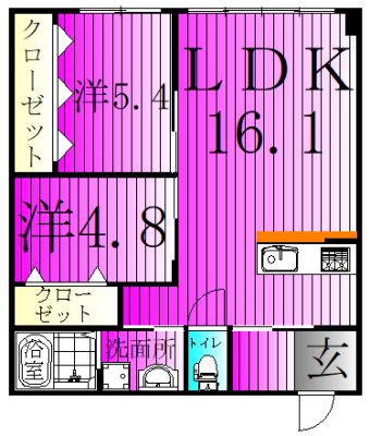 アドバンス湖北 間取り