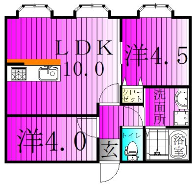 アドバンス湖北 間取り