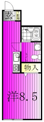 煉瓦の家カーザ・アモロッサ 303号室 間取り