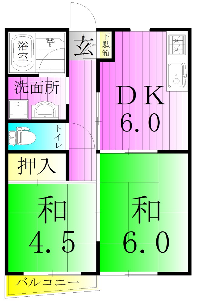 エミネンス梅島 間取り