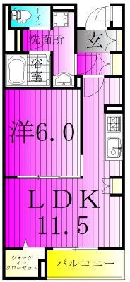 フェリーチェ大鷹 間取り