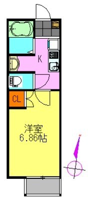 仮）道野辺共同住宅 間取り