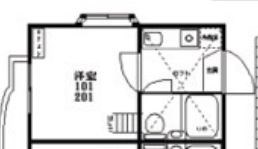 エスポワールA棟 間取り