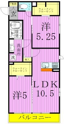 サンモール　ウチデ 間取り