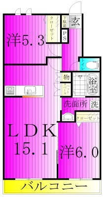 エクメーネセトルＭ 間取り