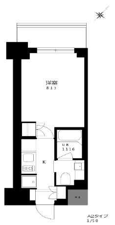 プライマル勝どき 間取り図