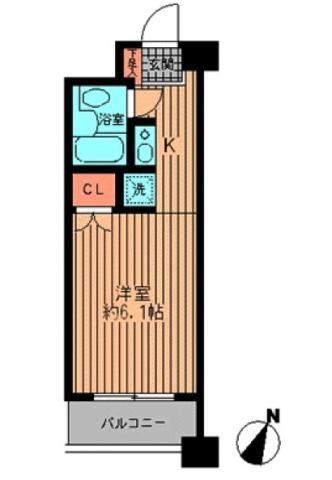 プライムアーバン勝どき  間取り図