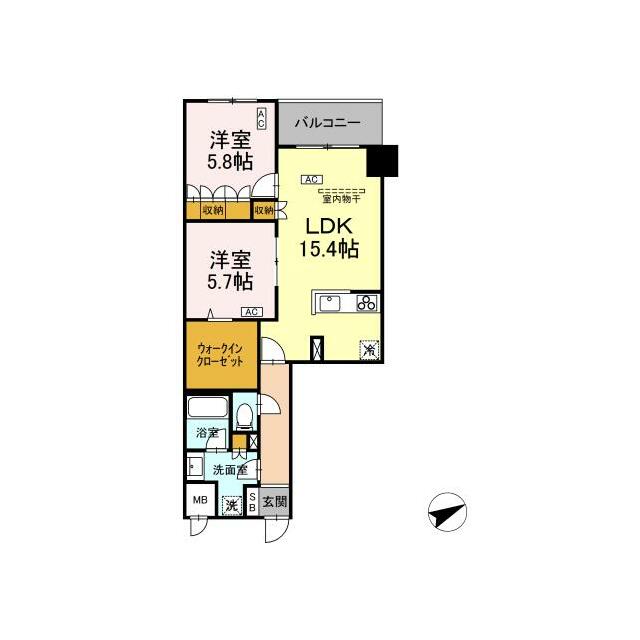 東京都江戸川区中葛西５丁目 間取り