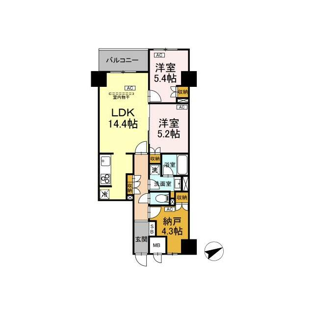 東京都江戸川区中葛西５丁目 間取り