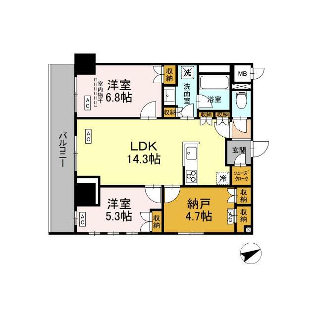 東京都江戸川区中葛西５丁目 間取り