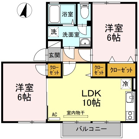 サニークレスト 間取り