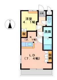 レジデンス城西Ⅰ 間取り