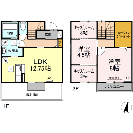 パルクアミティエⅡ 間取り