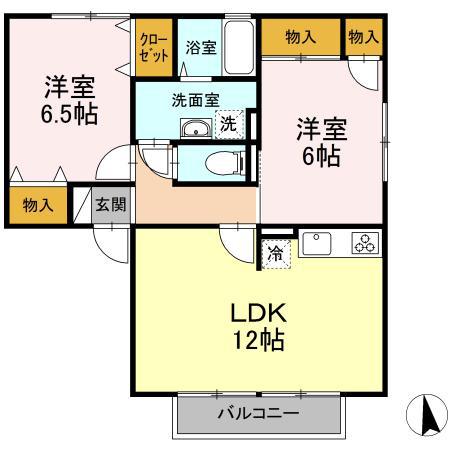 コートルミエールＡ 間取り