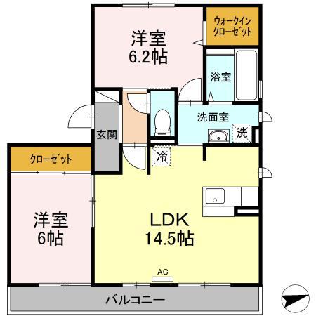 パルクアミティエⅠ 間取り