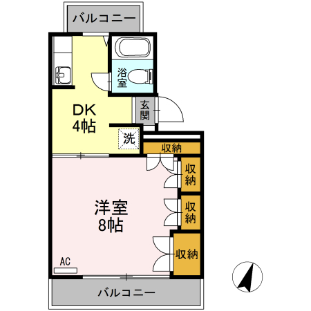 ハイツ伊世 間取り