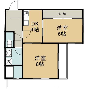 みや城ハイツ 間取り