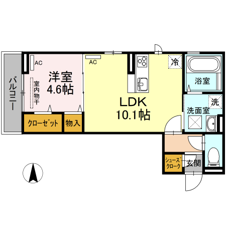 フルール 間取り