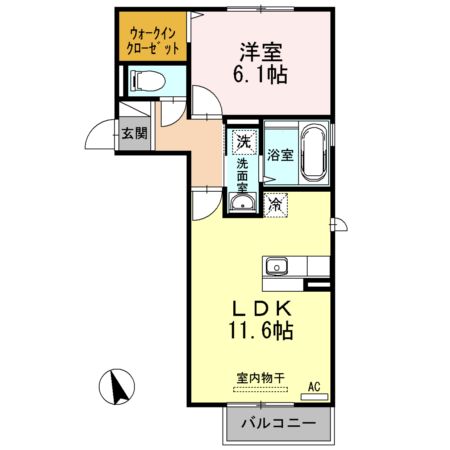 ホワイトバードⅡＡ 間取り