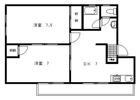 長浜マンション 間取り