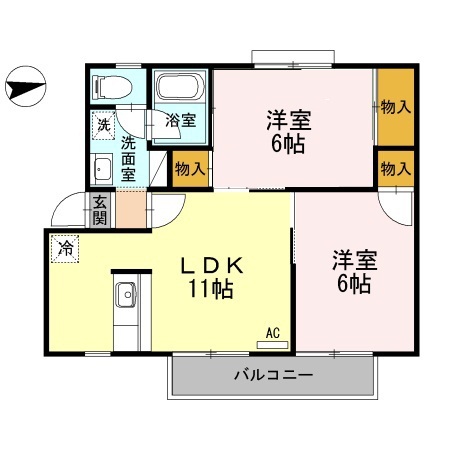 ファミール田宮 間取り