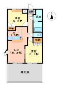 レジデンス城西Ⅱ 間取り