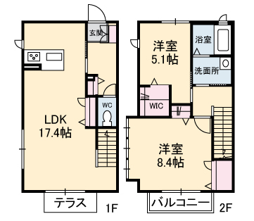 シャーメゾン庄町 間取り