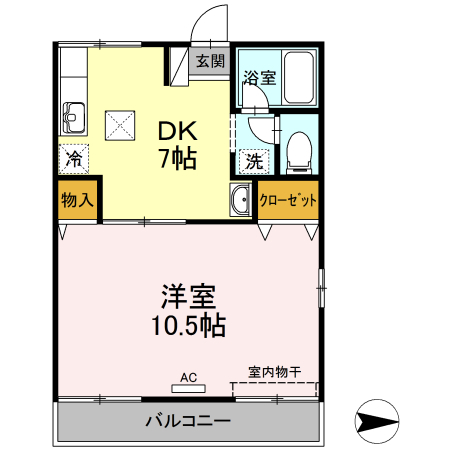セジュール住吉 間取り