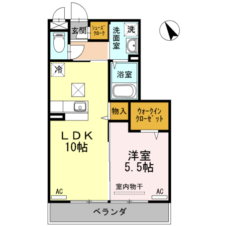 浜の前マンション１３号棟 間取り