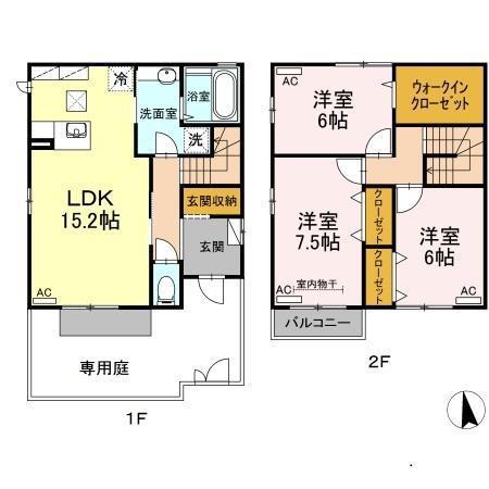 クウラージュＥＦ 間取り