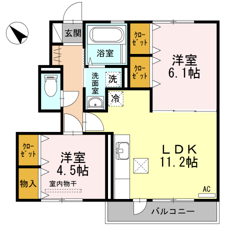 ノールプラージュ 間取り