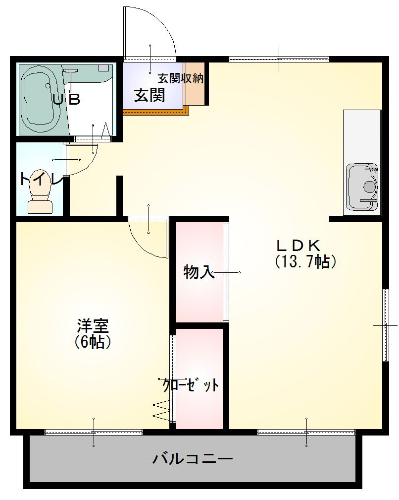 コーポ蔵 間取り