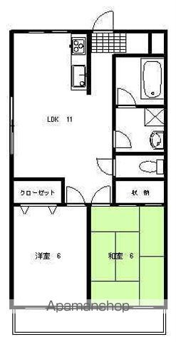徳島県徳島市庄町５丁目 間取り