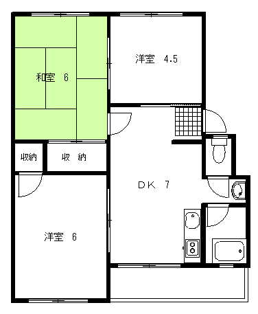 湯川ハイツ 間取り