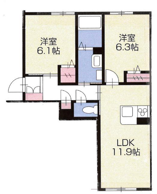 グランドべレオ田宮 間取り