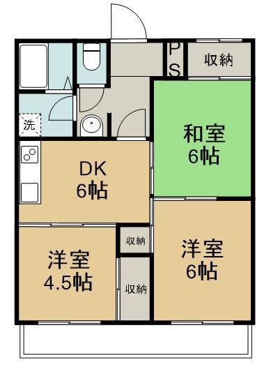 第２丸米ハイツ 間取り
