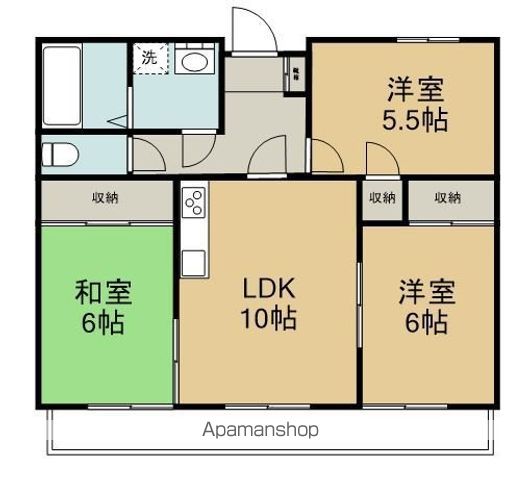 徳島県徳島市名東町２丁目 間取り