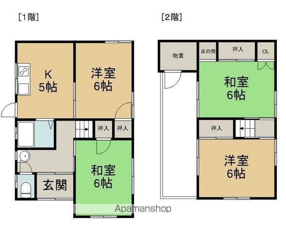 徳島県徳島市北田宮２丁目 間取り