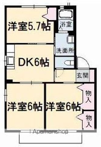 徳島県徳島市北田宮４丁目 間取り
