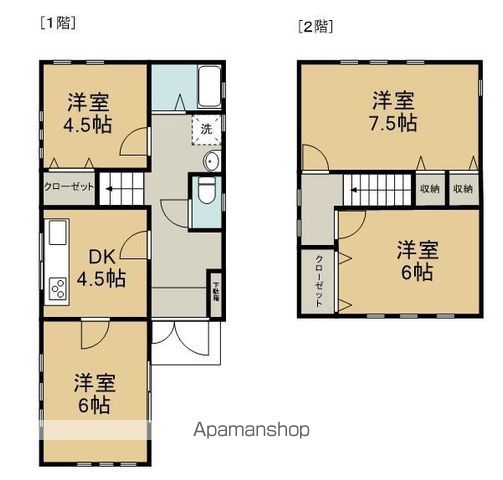 徳島県徳島市応神町古川日ノ上 間取り