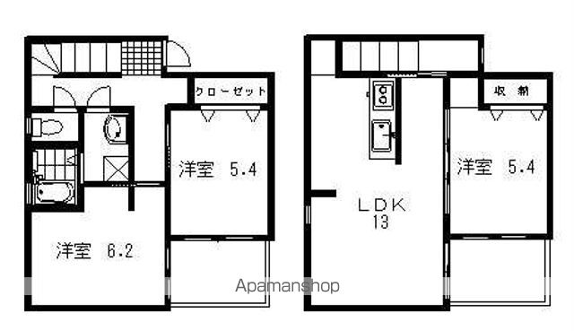 徳島県徳島市庄町２丁目 間取り